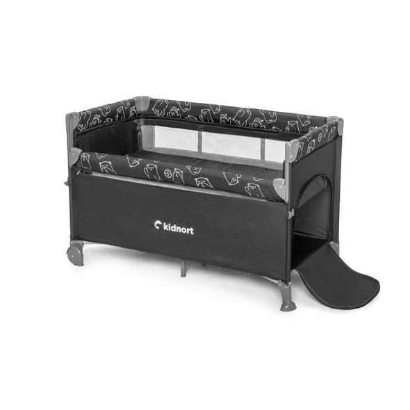 KIDNORT CESTOVNÍ POSTÝLKA KIDNORT STUGAN TMAVĚ ŠEDÁ - CESTOVNÍ POSTÝLKY - SPINKÁNÍ