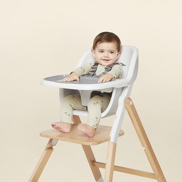 ERGOBABY EVOLVE JÍDELNÍ ŽIDLE 2V1 NATURAL WOOD - JÍDELNÍ ŽIDLIČKY DŘEVĚNÉ - KRMENÍ