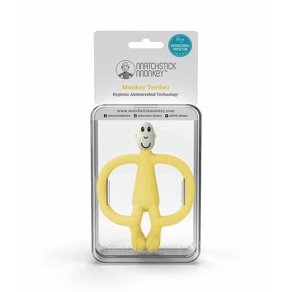 MATCHSTICK MONKEY KOUSÁTKO A ZUBNÍ KARTÁČEK YELLOW - ZUBNÍ KARTÁČKY A PASTY - KOUPÁNÍ A ZDRAVÍ