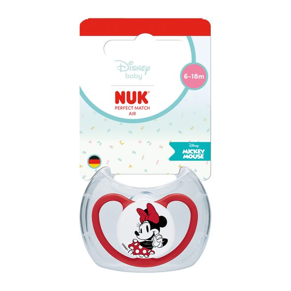 NUK PERFECT MATCH DUDLÍK AIR MICKEY 6-18M RED 1KS BOX - ŠIDÍTKA A DOPLŇKY - KRMENÍ