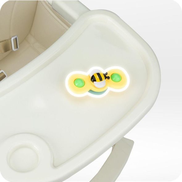 MOMI JÍDELNÍ ŽIDLIČKA MOMI REKI BÉŽOVÁ - JÍDELNÍ ŽIDLIČKY PLASTOVÉ - KRMENÍ