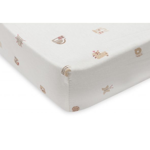 JOLLEIN PROSTĚRADLO NAPÍNACÍ 40/50 X 80/90 CM ANIMAL FRIENDS - PROSTĚRADLA - SPINKÁNÍ