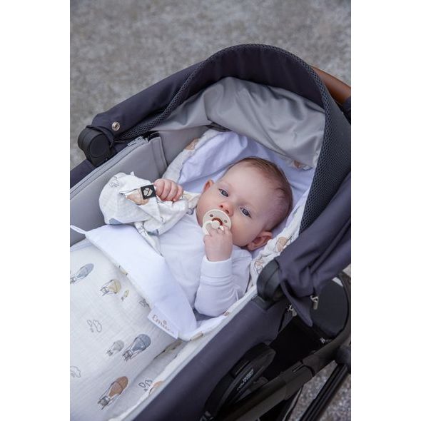 EMITEX NOVOROZENECKÝ FUSAK MUŠELÍN MAGIC SKY - FUSAKY DO AUTOSEDAČKY - AUTOSEDAČKY A PŘÍSLUŠENSTVÍ