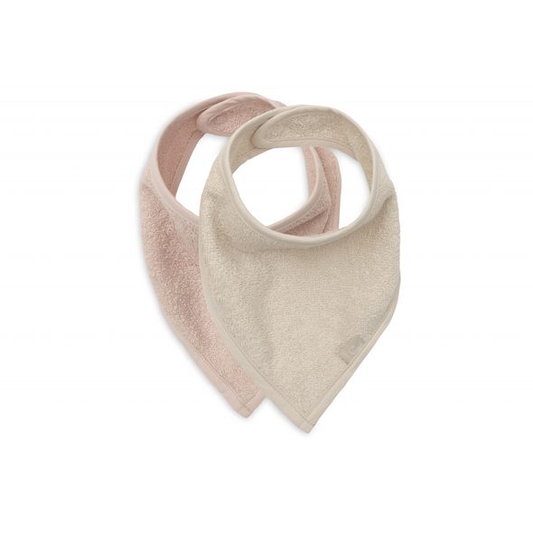 JOLLEIN BRYNDÁČEK BANDANA 2KS SILK ROSE / SAND - BRYNDÁKY - KRMENÍ