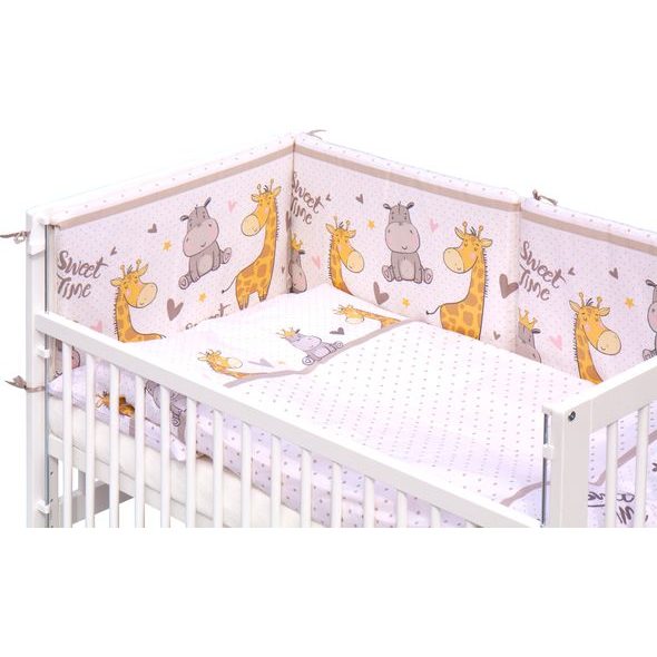 SCARLETT POSTÝLKA 120X60CM S KOMPLETNÍ VÝBAVOU SCARLETT NEBULA BÉŽOVÁ - DŘEVĚNÉ POSTÝLKY - SPINKÁNÍ