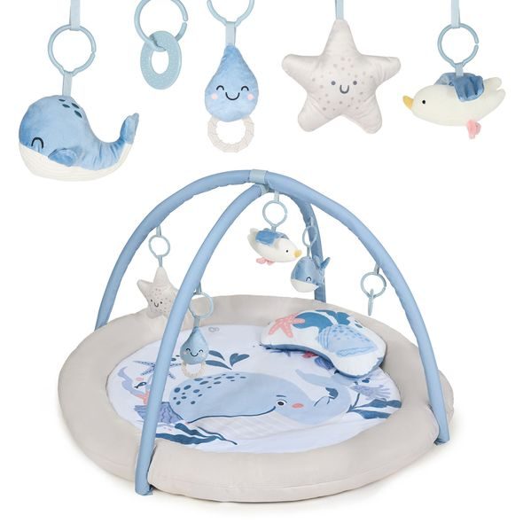 KINDERKRAFT DEKA HRACÍ S HRAZDIČKOU COZYPLAY NORDIC BREEZE - HRACÍ DEKY - PRO DĚTI