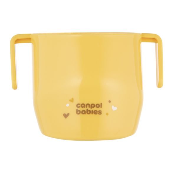 CANPOL BABIES HRNEČEK TRÉNINKOVÝ SMART 180 ML 12M+ ŽLUTÝ - DĚTSKÉ HRNEČKY - KRMENÍ