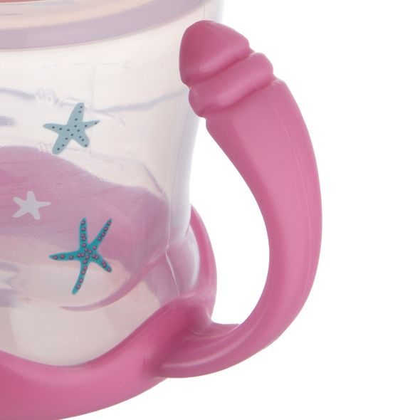 CANPOL BABIES NEVYLÉVACÍ HRNÍČEK SE SILIKONOVÁM PÍTKEM A ÚCHYTY SWEET FUN - DĚTSKÉ HRNEČKY - KRMENÍ