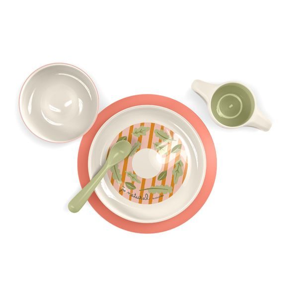 SUAVINEX JÍDELNÍ SET GO NATURAL +6 M - MERUŇKA - VÝHODNÉ SADY - KRMENÍ