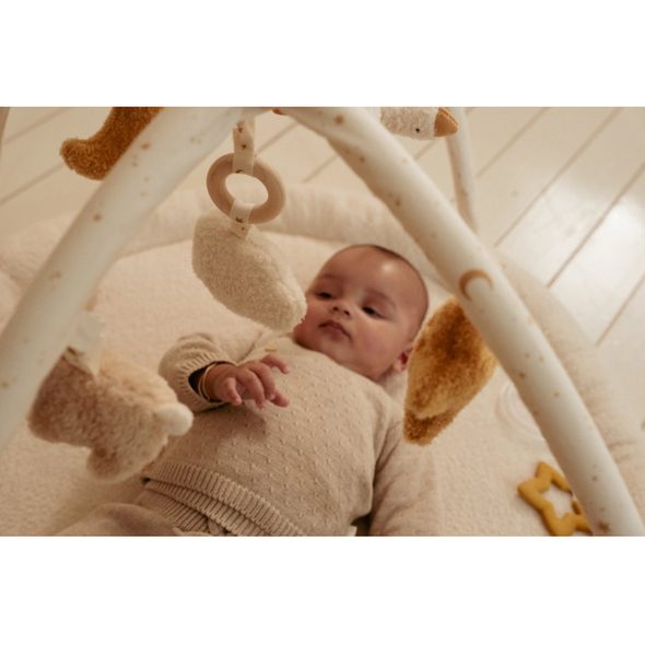 LITTLE DUTCH HRACÍ DEKA S HRAZDOU NEWBORN NATURALS - FARMA - PRO DĚTI