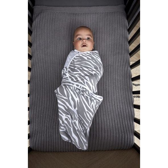 MEYCO ZAVINOVAČKA 0-3 M - ZEBRA GREY - ZAVINOVAČKY - SPINKÁNÍ