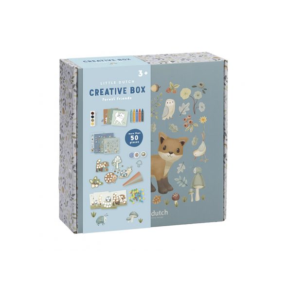 LITTLE DUTCH KREATIVNÍ SADA FOREST FRIENDS - VÝTVARNÉ POMŮCKY A HRAČKY - PRO DĚTI