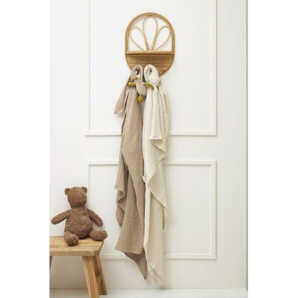 MEYCO MUŠELÍNOVÉ PLENY 2-BALENÍ SOFT SAND/TAUPE - ZAVINOVACÍ PLENY / OSUŠKY VELKÉ - PŘEBALOVÁNÍ