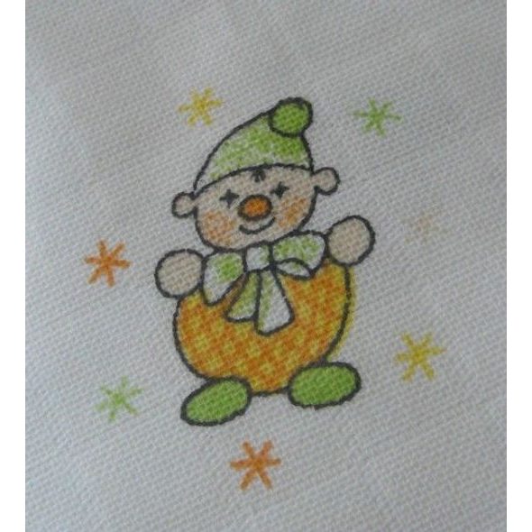 LTZ TEXTILNÍ PLENKA S POTISKEM 70X70CM 5KS - LÁTKOVÉ PLENY SKLÁDANÉ - PŘEBALOVÁNÍ