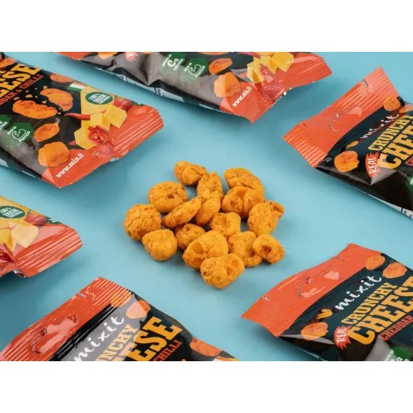 MIXIT KŘUPAVÝ SÝR DO KAPSY - IRSKÝ CHEDDAR S CHILLI - SLANÉ ZOBÁNÍ - PRO MAMINKY