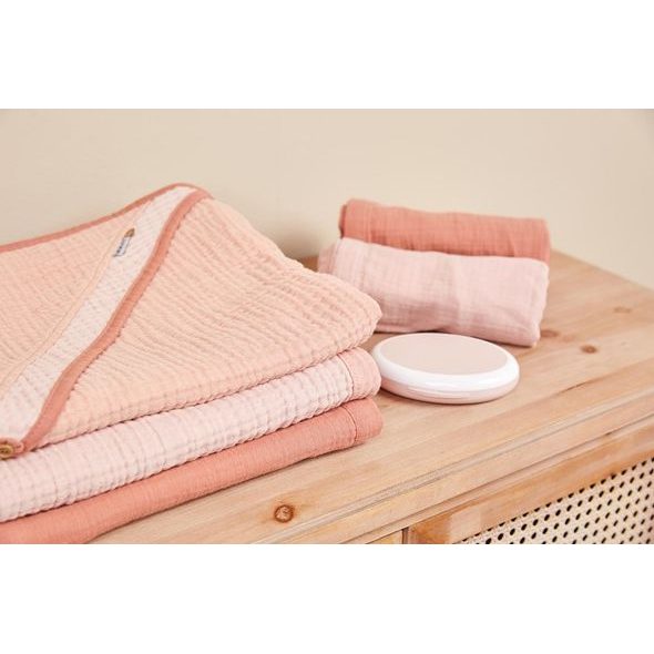 BEBE-JOU MUŠELÍNOVÝ MAZLÍCÍ UBROUSEK PURE COTTON PINK - USÍNÁČCI MAZLÍCÍ - PRO DĚTI