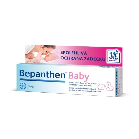 BEPANTHEN BABY MAST 100G - MASTI NA ZADEČEK - PŘEBALOVÁNÍ