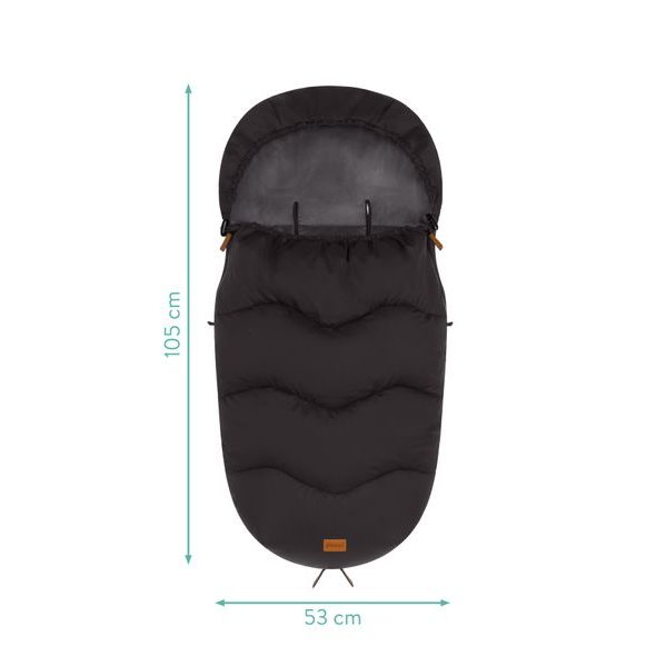 FILLIKID FUSAK ZIMNÍ OGRE REFLECT BLACK - FUSAKY DO KOČÁRKU - KOČÁRKY A PŘÍSLUŠENSTVÍ