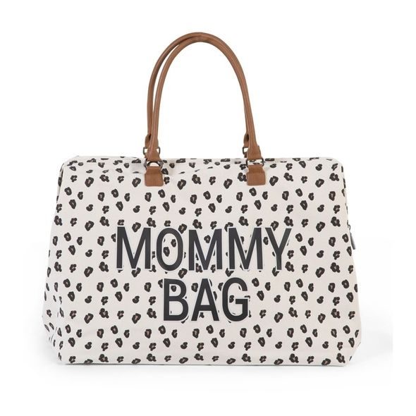 CHILDHOME PŘEBALOVACÍ TAŠKA MOMMY BAG CANVAS LEOPARD - PŘEBALOVACÍ TAŠKY - KOČÁRKY A PŘÍSLUŠENSTVÍ
