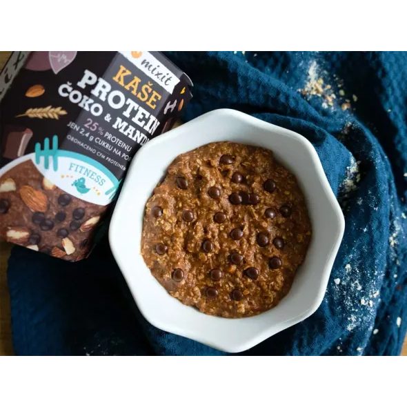 MIXIT MINUTOVÁ KAŠE – PROTEIN A ČOKOLÁDA - DO TAŠKY NA VYCHÁZKU - PRO MAMINKY