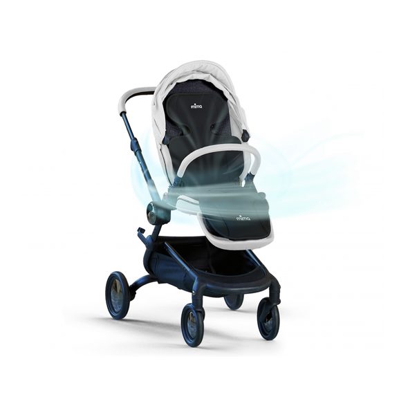 MIMA CHLADICÍ PODLOŽKA DO KOČÁRKU S VĚTRÁNÍM A HEPA FILTREM FLO BLACK - PODLOŽKY DO KOČÁRKU - KOČÁRKY A PŘÍSLUŠENSTVÍ