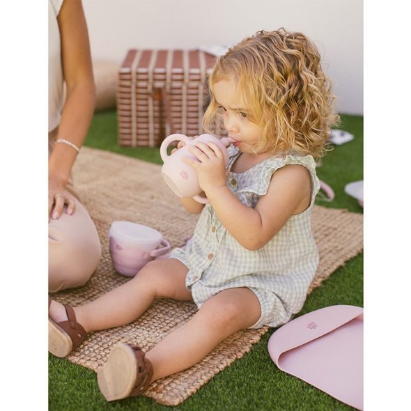 SUAVINEX LAHVIČKA S BRČKEM SILIKONOVÁ - RŮŽOVÁ - KOJENECKÉ LAHVE - KRMENÍ