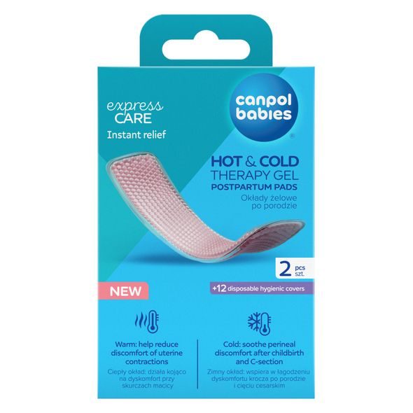 CANPOL BABIES POPORODNÍ GELOVÉ VLOŽKY HOT&COLD 2KS - POPORODNÍ VLOŽKY - PRO MAMINKY