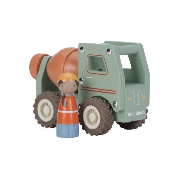 LITTLE DUTCH NÁKLAĎÁK S MÍCHAČKOU DŘEVĚNÝ - LITTLE DUTCH - PRO DĚTI