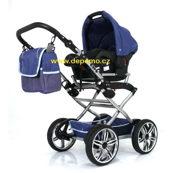 BABY WORLD KOMBINOVANÝ KOČÁREK CARO - TROJKOMBINACE - KOČÁRKY A PŘÍSLUŠENSTVÍ