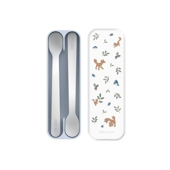 LITTLE DUTCH LŽIČKY 2 KS S POUZDREM FOREST FRIENDS - LŽIČKY A PŘÍBORY - KRMENÍ
