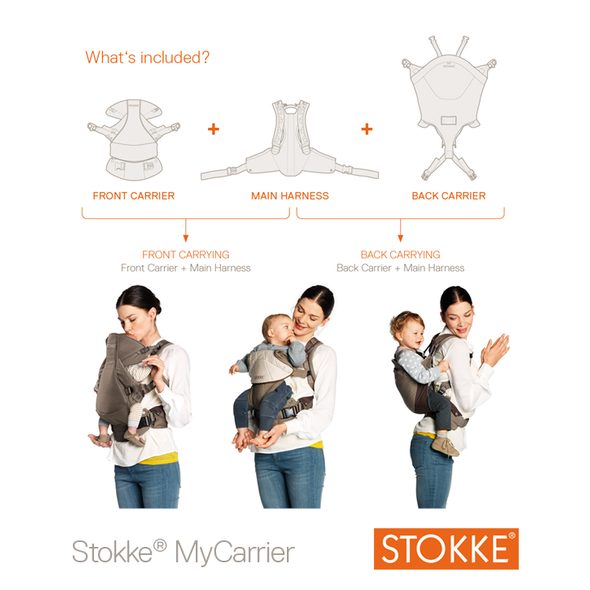 STOKKE® MYCARRIER ERGONOMICKÉ NOSÍTKO Z ORGANICKÉ BAVLNY - ERGONOMICKÁ NOSÍTKA - NOŠENÍ & SPORT