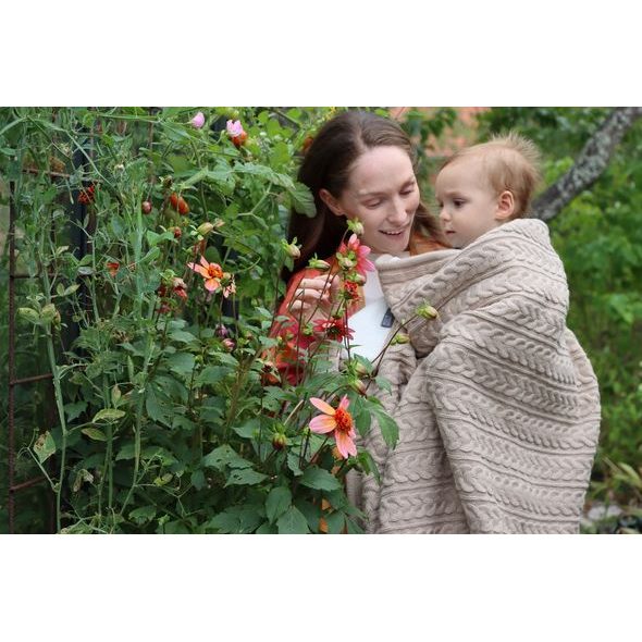 VINTER & BLOOM DEKA CUDDLY SAND BEIGE - DĚTSKÉ DEKY PRO MIMINKA - SPINKÁNÍ