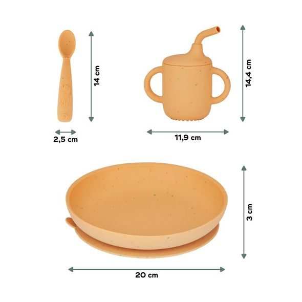 BABYMOOV SILIKONOVÁ JÍDELNÍ SADA GROWN-UP MEAL SET - VÝHODNÉ SADY - KRMENÍ