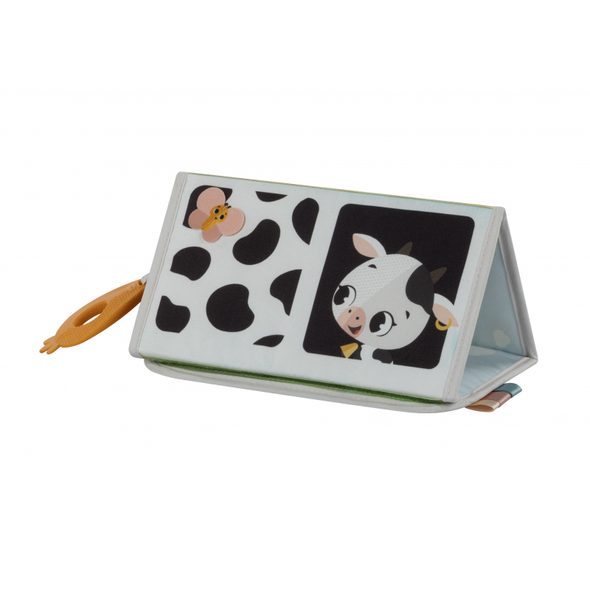 TINY LOVE KNÍŽKA S AKTIVITAMI PRO HRU NA BŘÍŠKU FARMERS FUNDAY - HRA NA BŘÍŠKU - PRO DĚTI