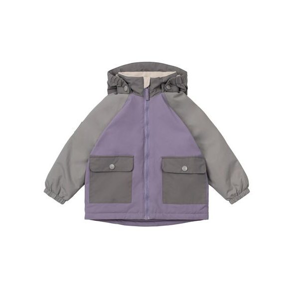 LEOKID PŘECHODOVÁ BUNDA LILAC GRAY VEL. 12 - 18 MĚSÍCŮ (VEL. 80) - BUNDY - PRO DĚTI