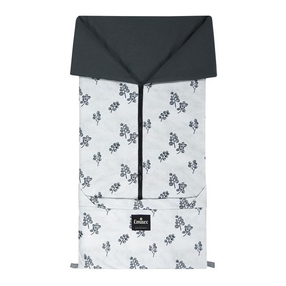 EMITEX FUSAK 2V1 BARY GREY BLOOMS - FUSAKY DO KOČÁRKU - KOČÁRKY A PŘÍSLUŠENSTVÍ