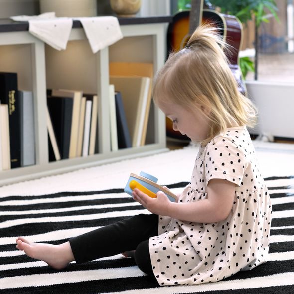 BABY EINSTEIN HRAČKA HUDEBNÍ RÁDIO DISCOVERY RADIO™ HAPE 6M+ - MOTORICKÉ A HUDEBNÍ - PRO DĚTI