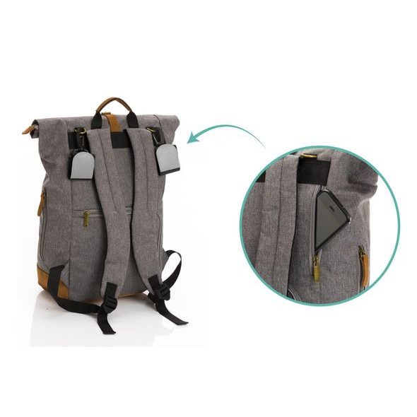 FILLIKID BATOH NA PLENY BERLIN GREY MELANGE - PŘEBALOVACÍ BATOHY - KOČÁRKY A PŘÍSLUŠENSTVÍ