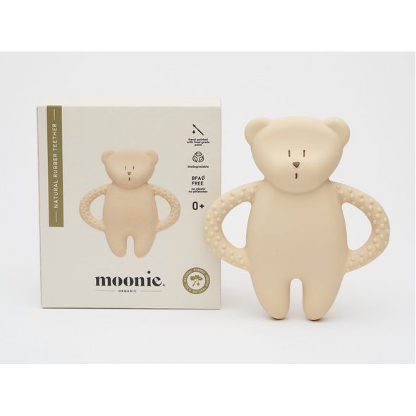 MOONIE KOUSÁTKO PŘÍRODNÍ KAUČUK MEDVÍDEK SAND - KOUSÁTKA - PRO DĚTI