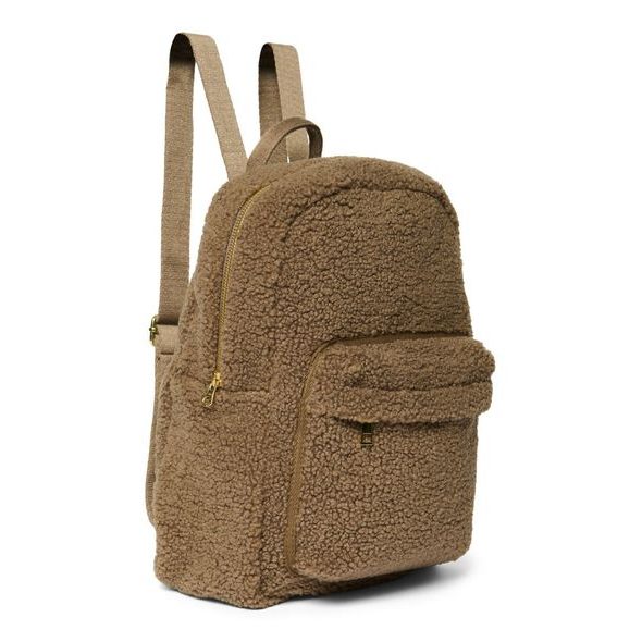 STUDIO NOOS TEDDY MIDI BATŮŽEK S PŘEDNÍ KAPSOU BROWN - BATOHY A TAŠKY - PRO DĚTI