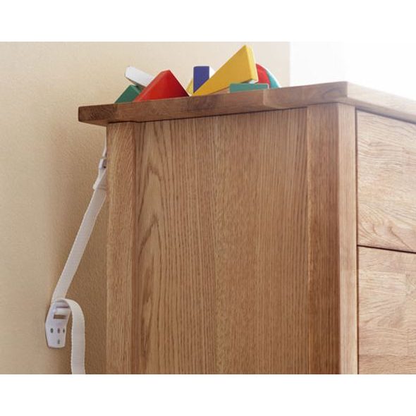 BABYDAN BEZPEČNOST PÁS NA NÁBYTEK 2KS ANTI-TIP STRAP, BIO - BEZPEČNOST DĚTÍ V DOMÁCNOSTI - KOUPÁNÍ A ZDRAVÍ