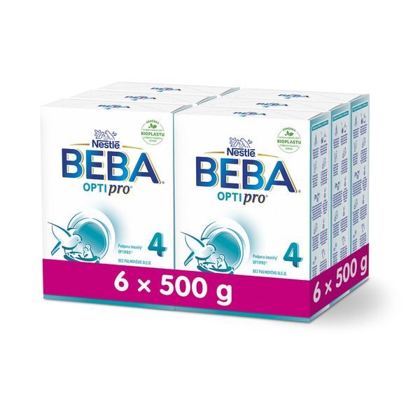 BEBA 6X OPTIPRO® 4 NEW (500G) - KOJENECKÁ MLÉKA - KRMENÍ