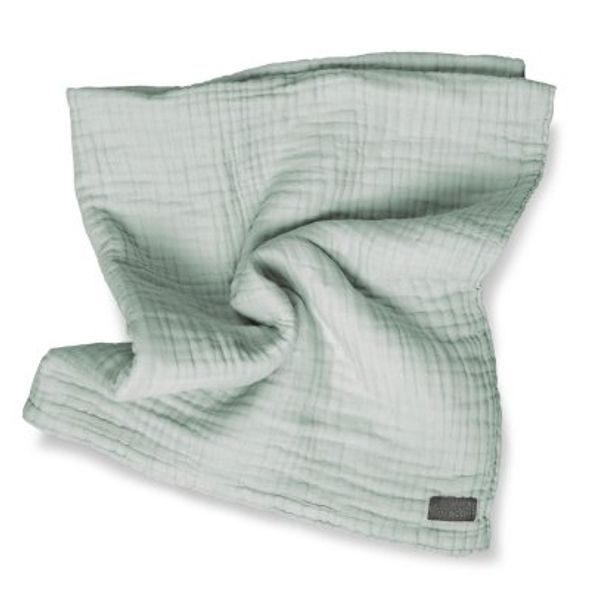 VINTER & BLOOM DEKA LAYERED MUSLIN ORGANIC SAGE GREEN - DĚTSKÉ DEKY PRO MIMINKA - SPINKÁNÍ