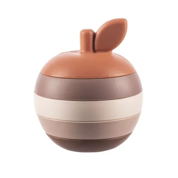 ZOPA SILIKONOVÁ SKLÁDACÍ HRAČKA APPLE - STOHOVACÍ HRAČKY - PRO DĚTI