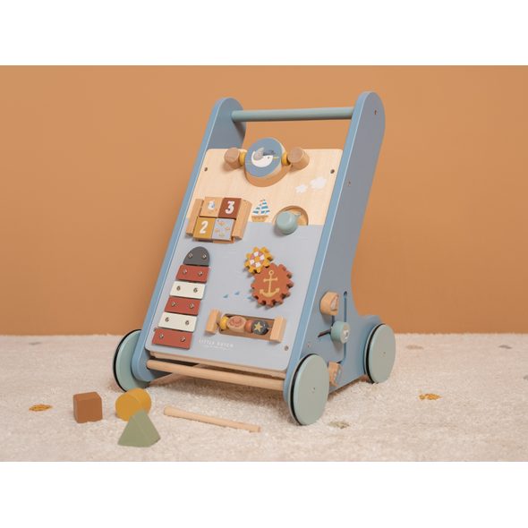 LITTLE DUTCH CHODÍTKO S AKTIVITAMI DŘEVĚNÉ NÁMOŘNICKÝ ZÁLIV - CHODÍTKA - PRO DĚTI