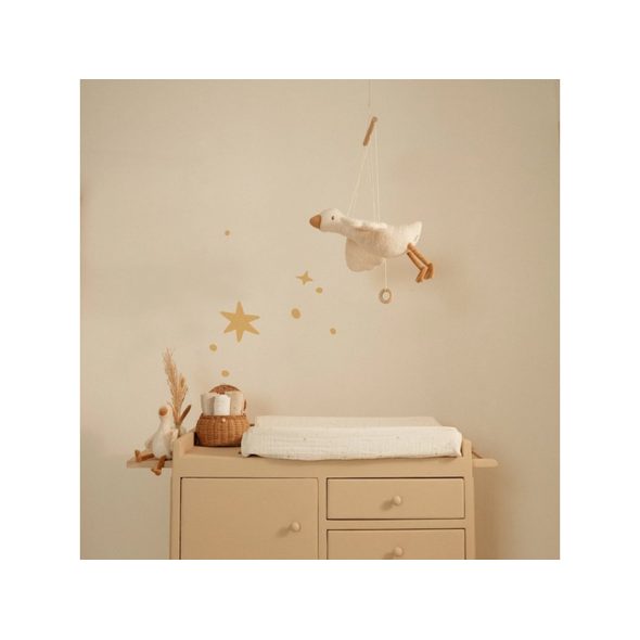 LITTLE DUTCH DEKORATIVNÍ LÉTAJÍCÍ HUSA NEWBORN NATURALS - FARMA - PRO DĚTI