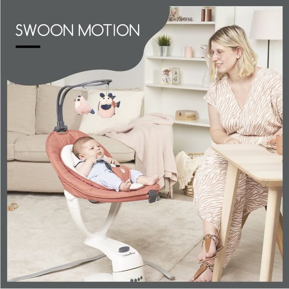BABYMOOV LEHAČKA SWOON MOTION - LEHÁTKA A HOUPADLA - SPINKÁNÍ
