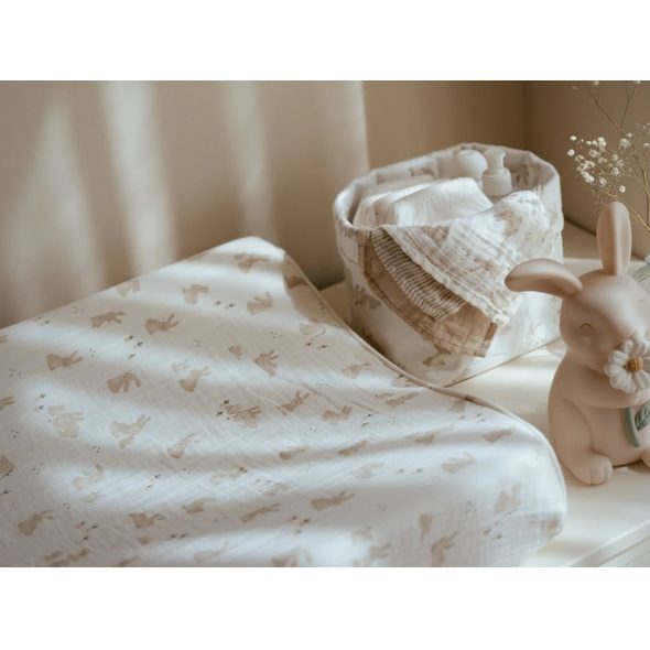 LITTLE DUTCH UBROUSKY MUŠELÍNOVÉ 3 KS BABY BUNNY - LÁTKOVÉ UBROUSKY - PŘEBALOVÁNÍ