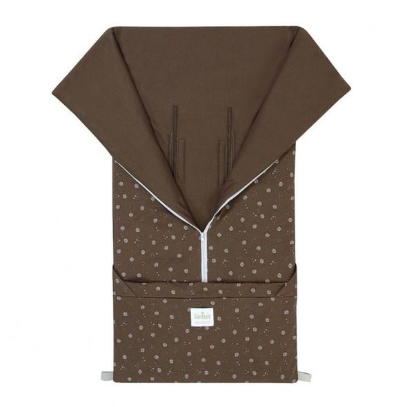 EMITEX FUSAK 2V1 BARY BROWN - FUSAKY DO KOČÁRKU - KOČÁRKY A PŘÍSLUŠENSTVÍ