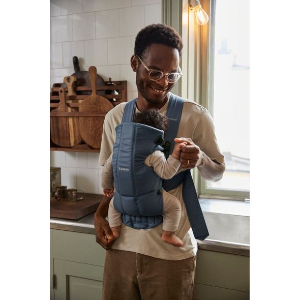 BABYBJORN BABYBJÖRN NOSÍTKO MINI INDIGO BLUE WOVEN - NOSÍTKA - NOŠENÍ & SPORT